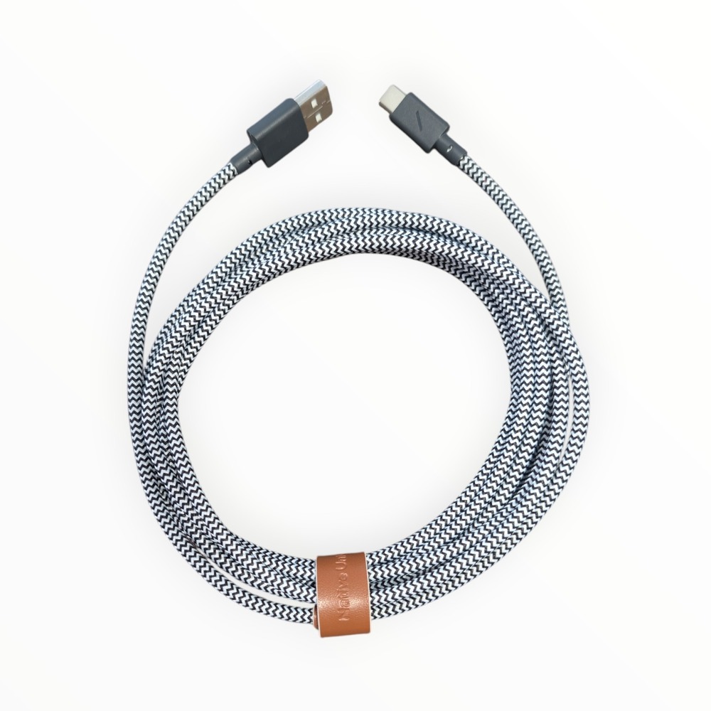 E9-Poly Native Union Belt Cable XL 10ft USB-A to USB-C Zebra ⬇️‎